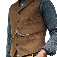 Cargar imagen en el visor de la galería, Men&#39;s Vest Wedding Groom Best Man Vest