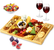 Load image into Gallery viewer, Bamboo Cheese Board &amp; Cutting Board Kitchen Supplies charicuterie board