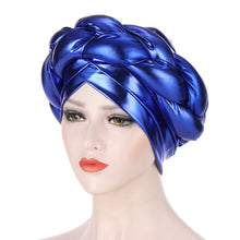 Charger l&#39;image dans la galerie, Bright Silk Coarse Twist Turban Hat