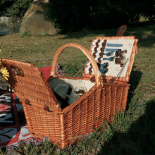 Charger l&#39;image dans la galerie, Large Capacity Outdoor Rattan Woven Picnic Basket