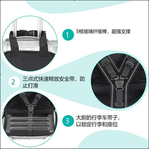 Three Point Safety Belt Seat Trolley Box for kids