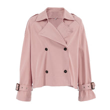 Load image into Gallery viewer, Retro Trench Double Breasted Coat