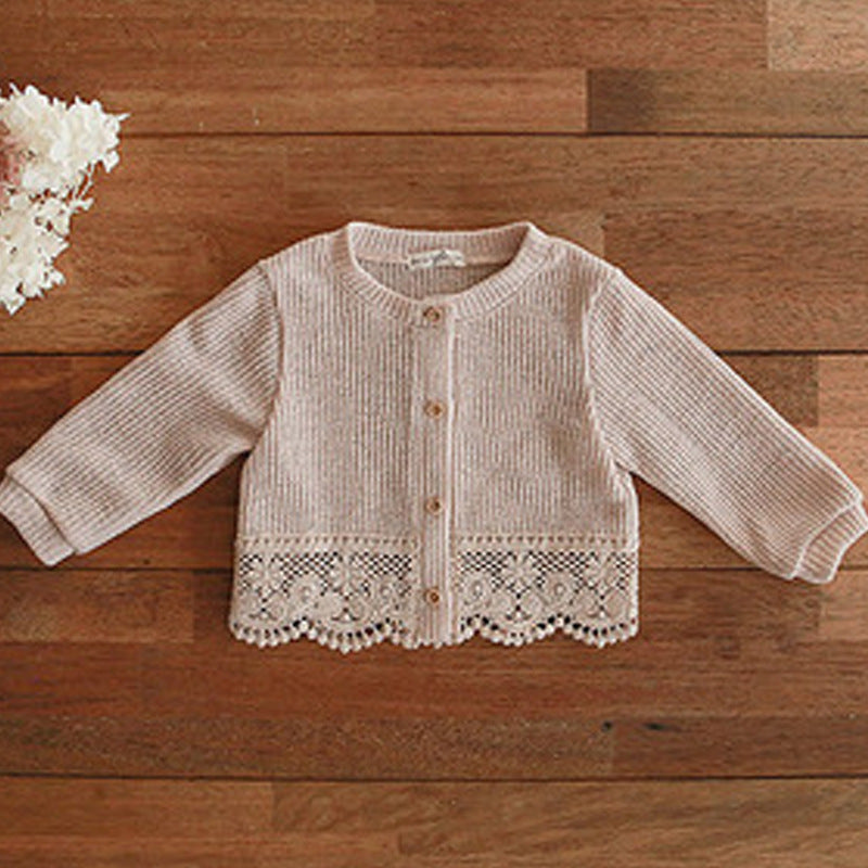 Children's Air-conditioned Shirt Knitted Long-sleeved Coat