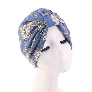 National Style Turban Hat With Satin Lining