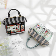 Load image into Gallery viewer, Printed small house handbag for women