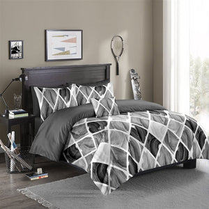 Diamond Check Quilt Cover Bed Set