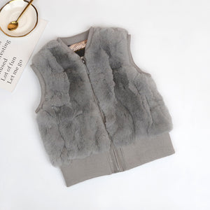 Fur Vest Warm Autumn And Winter Fur Coat