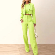 Charger l&#39;image dans la galerie, Fashion Casual Loose Solid Color Trousers Two-piece Set