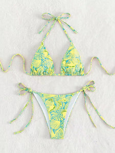 Swimming Beach Hot Spring Fashion Split Two Pieces swimwear