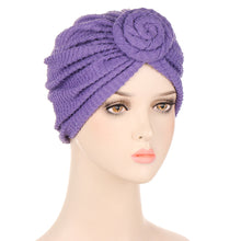 Charger l&#39;image dans la galerie, Snail Crumpled Turban Hat Multicolor Fashion