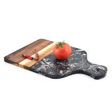 Load image into Gallery viewer, Marble And Wood Chopping Board