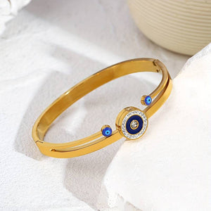 Blue Eye Bracelet Stainless Steel Accessories