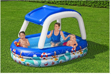 Load image into Gallery viewer, Boat Type Sunshade Pool Children&#39;s Paddling Pool Swimming Pool