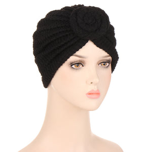 Snail Crumpled Turban Hat Multicolor Fashion