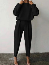 Charger l'image dans la galerie, Loose Solid Color Long Sleeve Casual Two-piece Set