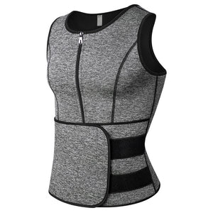 Men Sweat Vest Sauna Suit Waist Trainer Sport Vest For Weight Loss