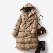 Load image into Gallery viewer, Women&#39;s Long Down Jacket Coat