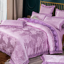 Cargar imagen en el visor de la galería, Four-piece Bed Full Cotton  Linen And Duvet Cover