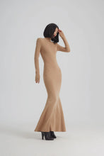 Load image into Gallery viewer, Autumn And Winter Fishtail Skirt Wool Knitted Slim Fit Slimming Waist Sheath  Party dress