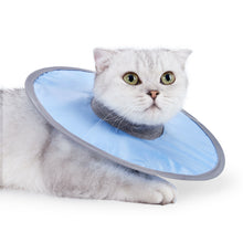 Cargar imagen en el visor de la galería, Waterproof Cat Recovery Collar  Adjustable Pet Cone Collar  Protective Cat Neck Cones To Stop Licking Wounds Lightweight Kitten Cones After Surgery Elizabethan E Collar For Cats Small Dog Puppy