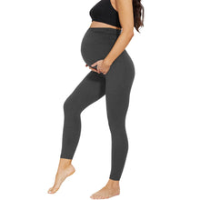 Charger l&#39;image dans la galerie, Pregnant Women&#39;s Cropped High Waist Fashion Casual Leggings