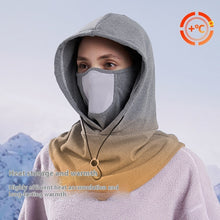 Charger l&#39;image dans la galerie, Winter Thermal Fleece Scarf Ski Face Mask Neck Warmer Hood Hat Windproof Cold Warm Riding Cap Sports Outdoor