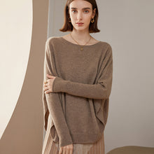 Charger l&#39;image dans la galerie, Cashmere Round Neck Shawl Bottoming Shirt Blouse