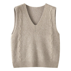 Fashion New Top Ladies Vest Knitted Vest