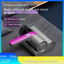 Cargar imagen en el visor de la galería, Mites Instrument Household Bed Vacuum Cleaner Small Mite Cleaner UV Mite-removal Wireless Sterilization Machine Artifact