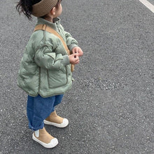 Cargar imagen en el visor de la galería, Children&#39;s Thickened Warm Child Winter Cotton Dress Coat