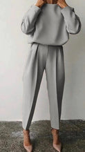 Charger l'image dans la galerie, Loose Solid Color Long Sleeve Casual Two-piece Set