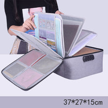 Cargar imagen en el visor de la galería, Credential Storage Bag Office Large-Capacity Multi-Function File Bill Folder