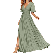 Load image into Gallery viewer, Mature Elegant High-end Long V-neck Dress
