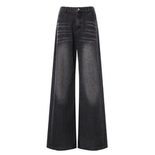 Cargar imagen en el visor de la galería, Niche Designer Jeans Butt Bow Decoration Slimming Straight Pants