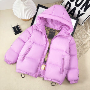 Winter New Children's Clothing, Down Jacket Thickened Black Gold Coat