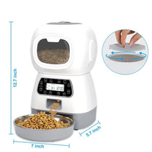 Cargar imagen en el visor de la galería, 3.5L Automatic Pet Feeder Smart  Dispenser For Cats &amp; Dogs