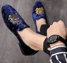 Charger l&#39;image dans la galerie, Embroidery Men Footwear Loafer