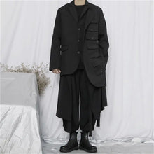 Load image into Gallery viewer, Samo Zaen&#39;s  suit Large size unsymmetric design button  jacket