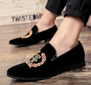 Embroidery Men Footwear Loafer