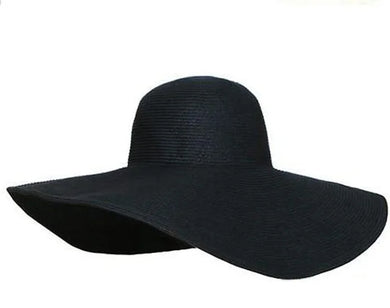 white hat summer black oversized sunbonnet beach cap women hat