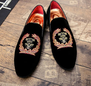 Embroidery Men Footwear Loafer