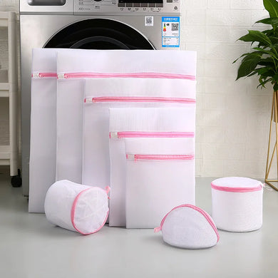 11 Size Mesh Laundry Bag Polyester Home Organizer Coarse Net Laundry Basket Laundry Bags for Washing Machines