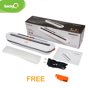 Best Food Vacuum Sealer 220V/110V Automatic Commercial Household Food Vacuum Sealer Packaging Machine Include 10Pcs Bags