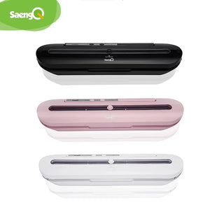 Best Food Vacuum Sealer 220V/110V Automatic Commercial Household Food Vacuum Sealer Packaging Machine Include 10Pcs Bags