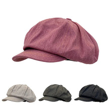 Laden Sie das Bild in den Galerie-Viewer, Cloud Top Octagonal Beret Hat Women Cotton Berets