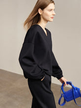 Charger l&#39;image dans la galerie, Minimalism Suits Elegant Commuter Fashion Loose Sweatshirts+Casual Straight Leg Pants