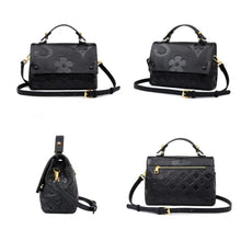 Cargar imagen en el visor de la galería, New Leather Women&#39;s Shoulder Strap Handbag Women&#39;s Fashion Black Shoulder Bag Luxury Woman Handbag Bags For Women Designer