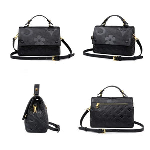 New Leather Women's Shoulder Strap Handbag Women's Fashion Black Shoulder Bag Luxury Woman Handbag Bags For Women Designer