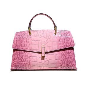 Crocodile Pattern Leather Women's Handbags Luxury Shell Shoulder Bags