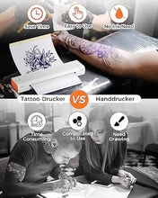 Charger l&#39;image dans la galerie, M08F Wireless Tattoo Transfer Stencil Printer  Compatible with Smartphone &amp; PC